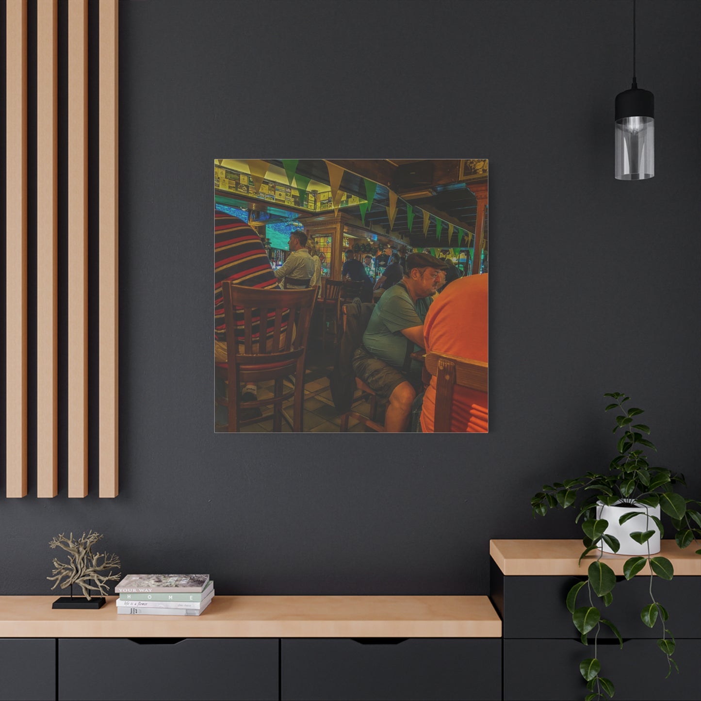 Irish Pub Matte Canvas, Stretched, 1.25"