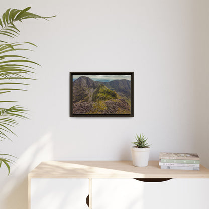 Halfway to Carrauntoohil Matte Canvas, Framed (Multi-color)