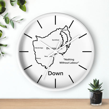 Down County Wall Clock