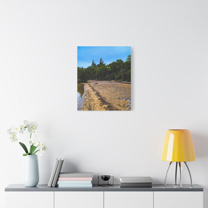 Muckross Lake Beach Matte Canvas, Stretched, 1.25"