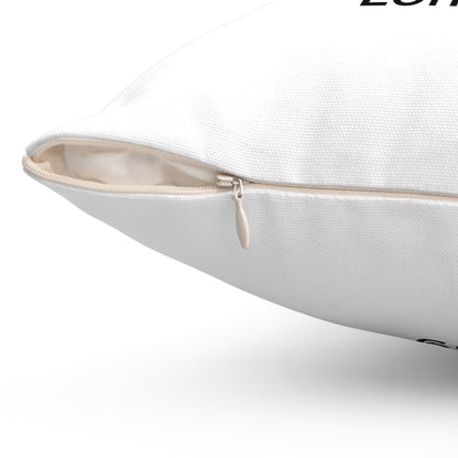 Longford Spun Polyester Square Pillow White Edition 2 Sizes