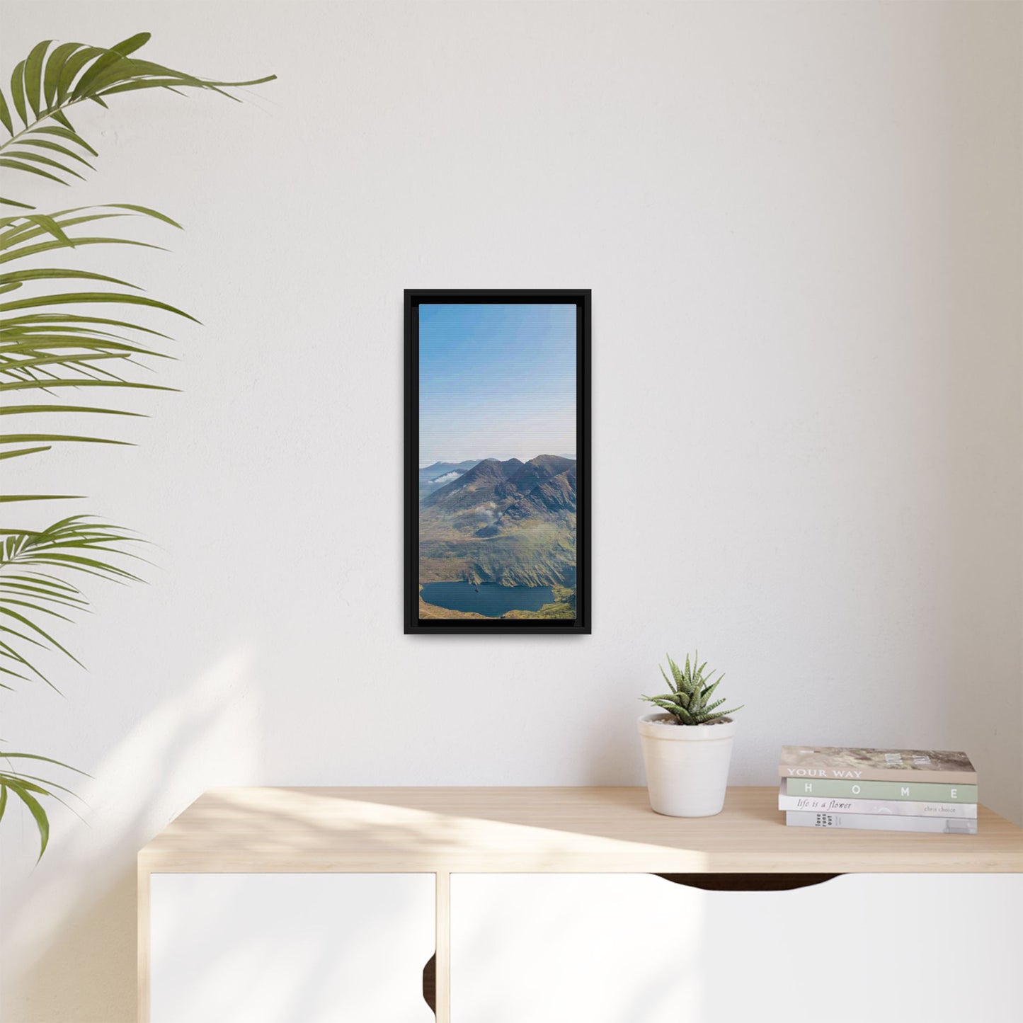 MacGillycuddy's Reeks Matte Canvas, Framed (Multi-color)