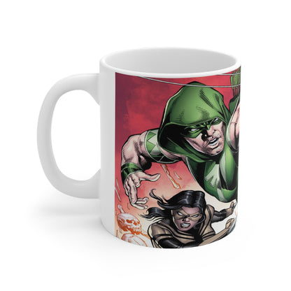 Comic Hero Ceramic Coffee Cups - 11oz & 15oz - Perfect for Fans and Collectors!