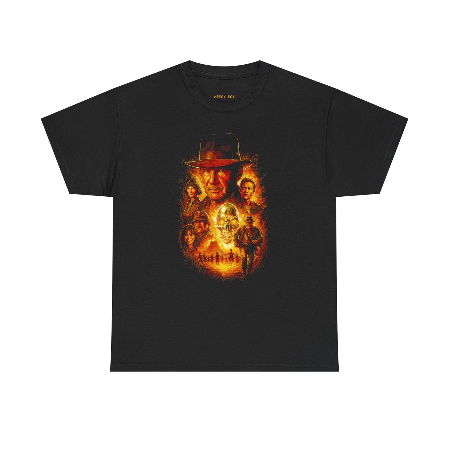 Horror Movie Collage Tee — Vintage Thriller Poster T-Shirt