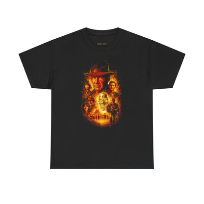Horror Movie Collage Tee — Vintage Thriller Poster T-Shirt