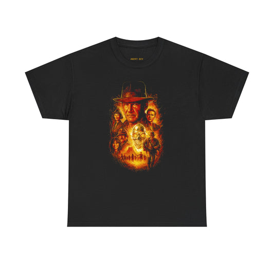 Horror Movie Collage Tee — Vintage Thriller Poster T-Shirt