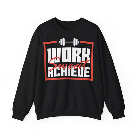Hard Work = Sweat Achieve Unisex Heavy Blend™ Crewneck Sweatshirt