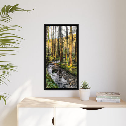 Glanageenty Forest Trail 2 Matte Canvas, Framed (Multi-color)