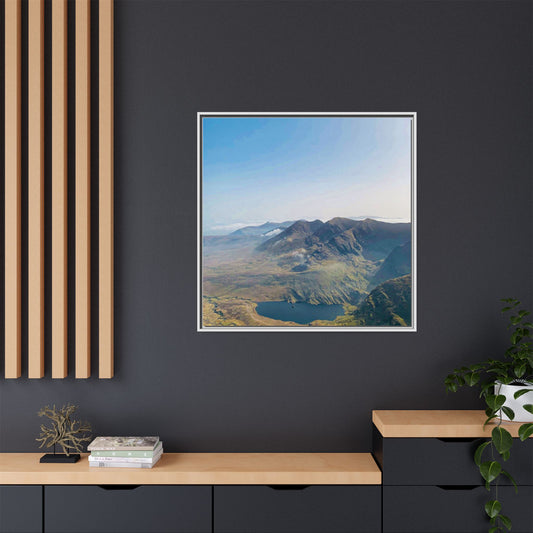 MacGillycuddy's Reeks Matte Canvas, Framed (Multi-color)