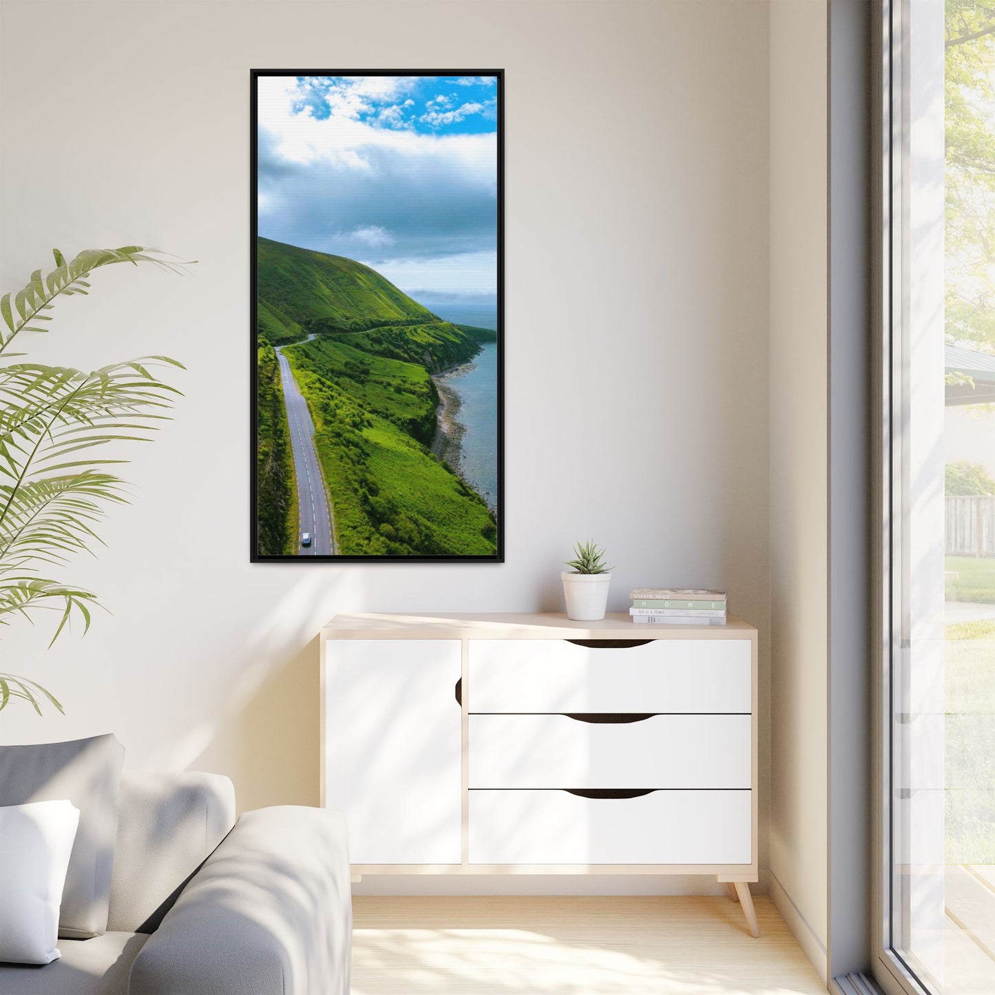 Ring of Kerry Drive Matte Canvas, Framed (Multi-color)
