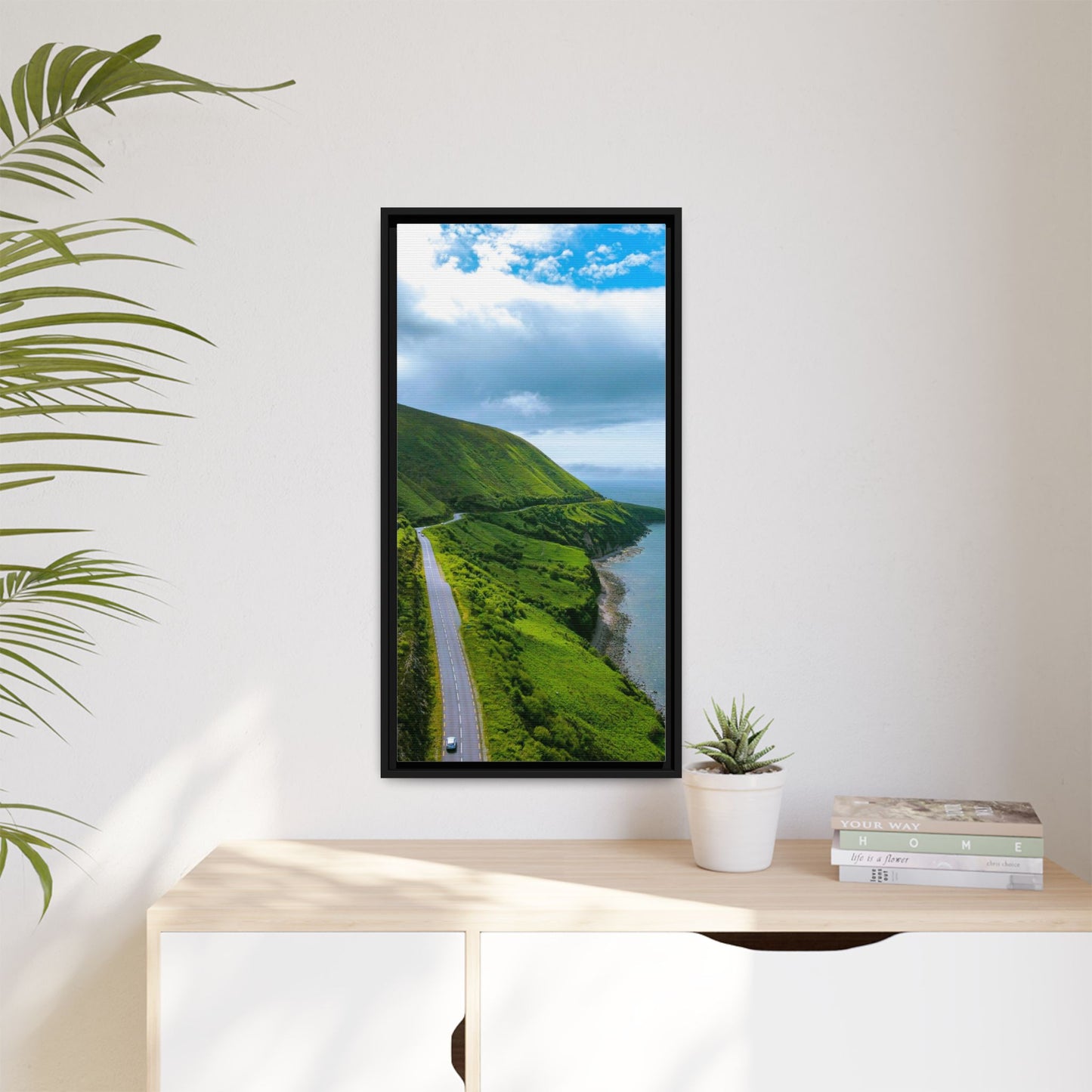 Ring of Kerry Drive Matte Canvas, Framed (Multi-color)