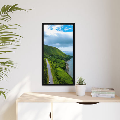 Ring of Kerry Drive Matte Canvas, Framed (Multi-color)