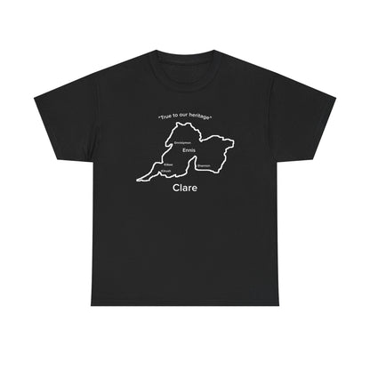 Clare Unisex Heavy Cotton T-Shirt Black Edition