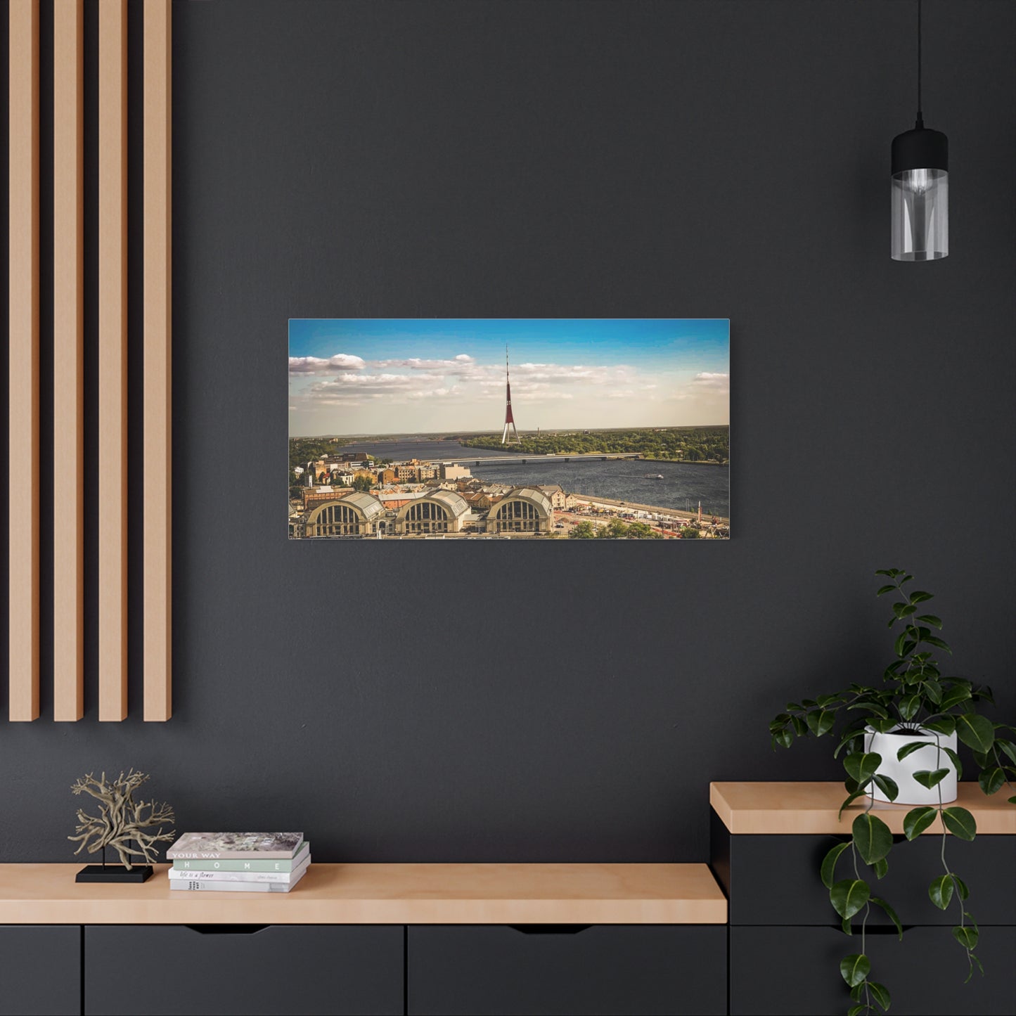 Riga TV Tower Matte Canvas, Stretched, 1.25"