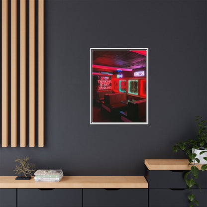 The Mermaids Night Club Matte Canvas, Framed (Multi-color)