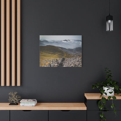 Wall in Mountains Matte Canvas, Stretched, 1.25"