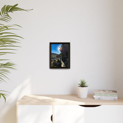 Glanteenassig Trail Matte Canvas, Framed (Multi-color)