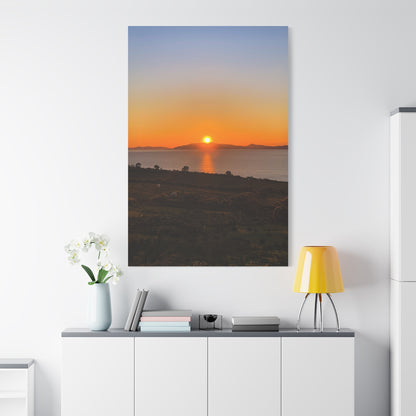 Sunset Ring of Kerry Matte Canvas, Stretched, 1.25"
