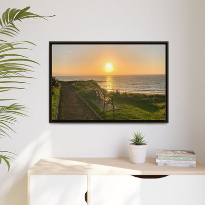 Sunset in Ballybunion 2 Matte Canvas, Framed (Multi-color)