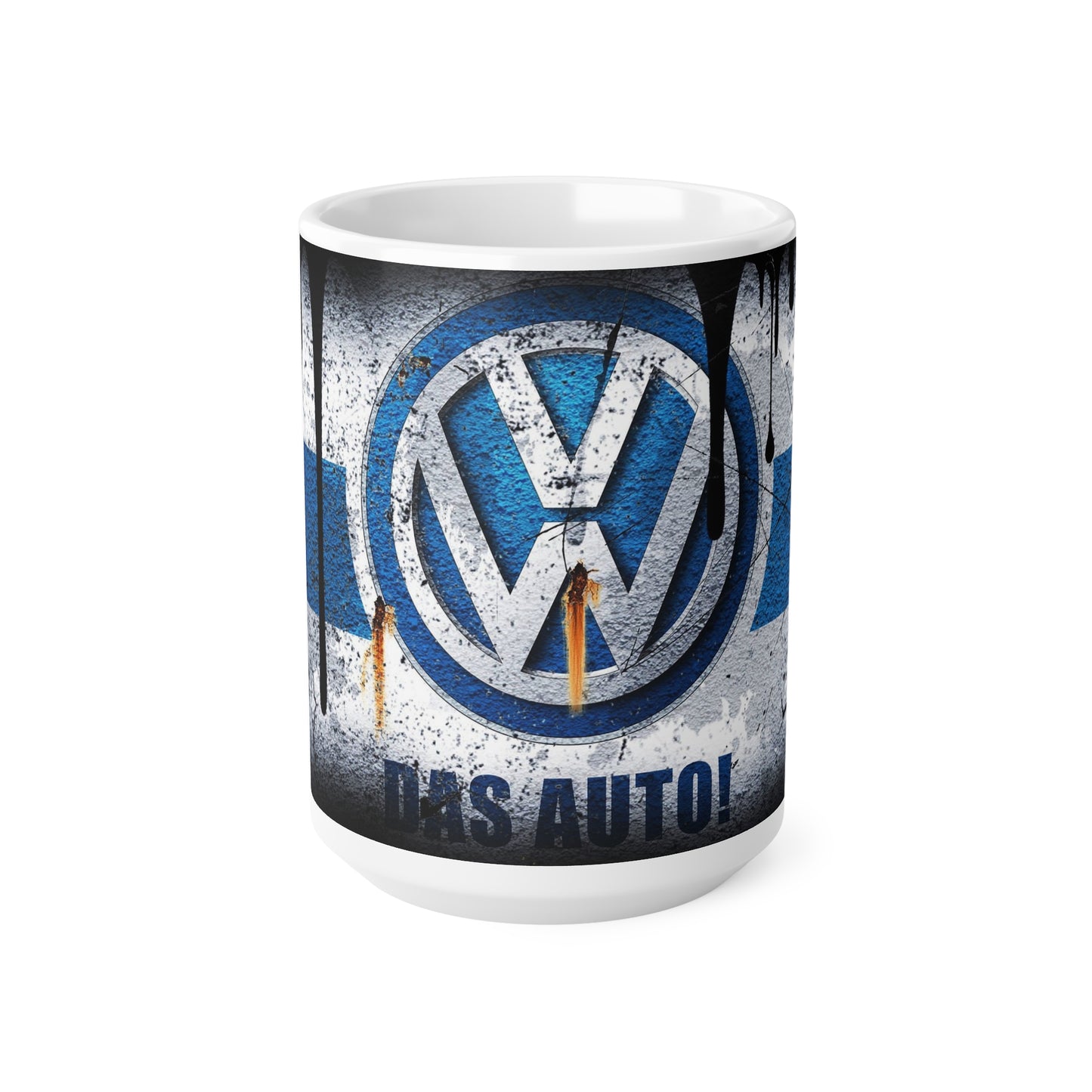 VW Graffiti Style Ceramic Coffee Mug - 11oz & 15oz