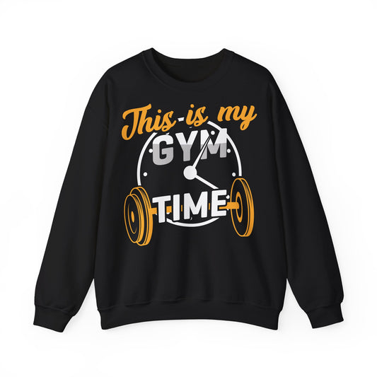 Gym Time Unisex Crewneck Sweatshirt - Perfect for Fitness Enthusiasts