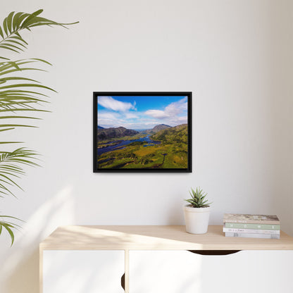Ladies View Killarney Matte Canvas, Framed (Multi-color)