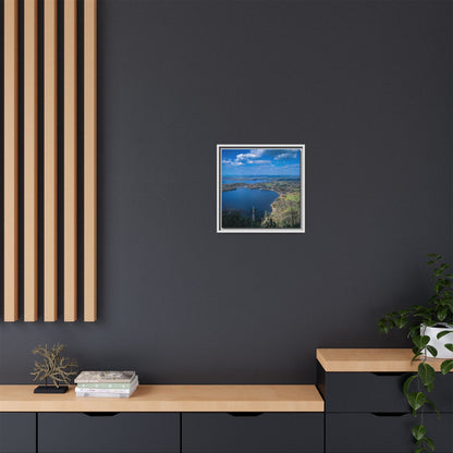 Kuckross Lake Matte Canvas, Framed (Multi-color)