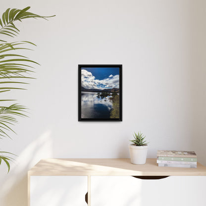 Lake Matte Canvas, Framed (Multi-color)