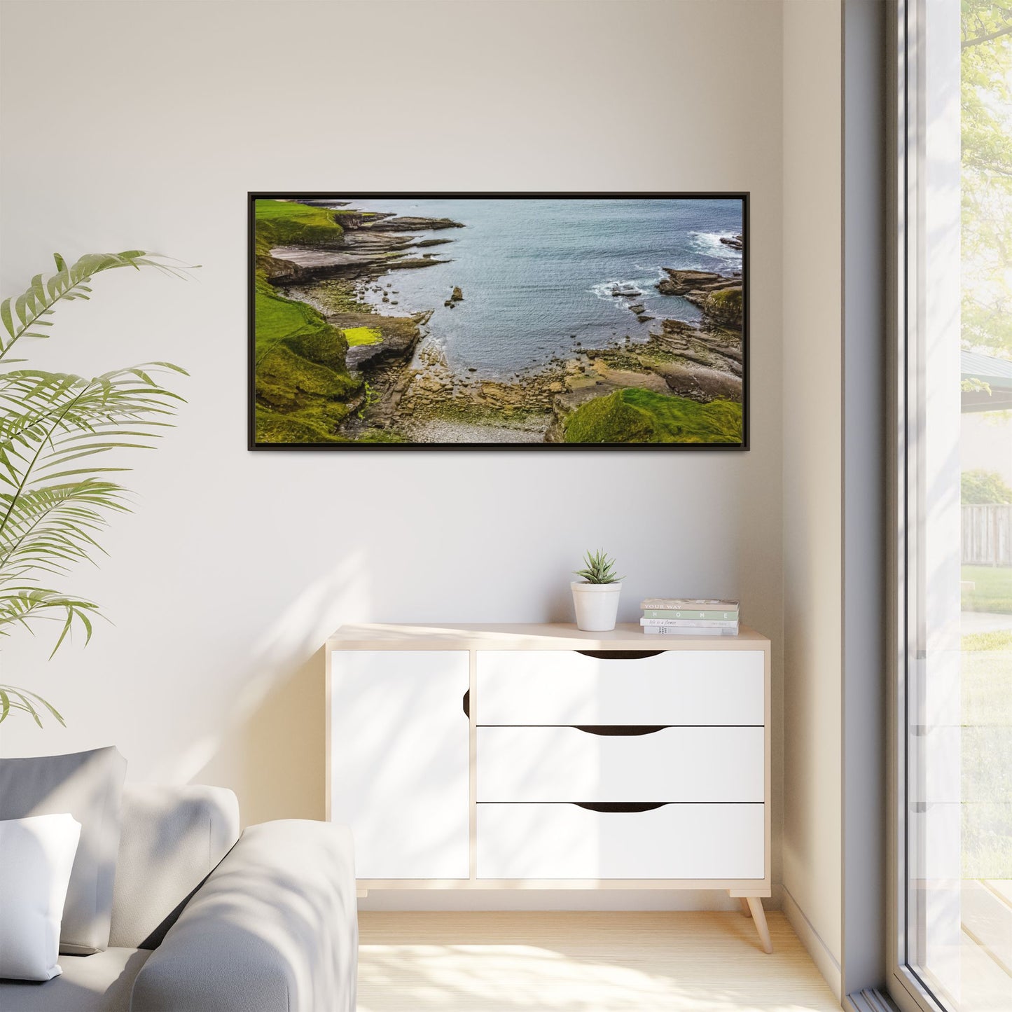 Somewhere in Sligo Matte Canvas, Framed (Multi-color)