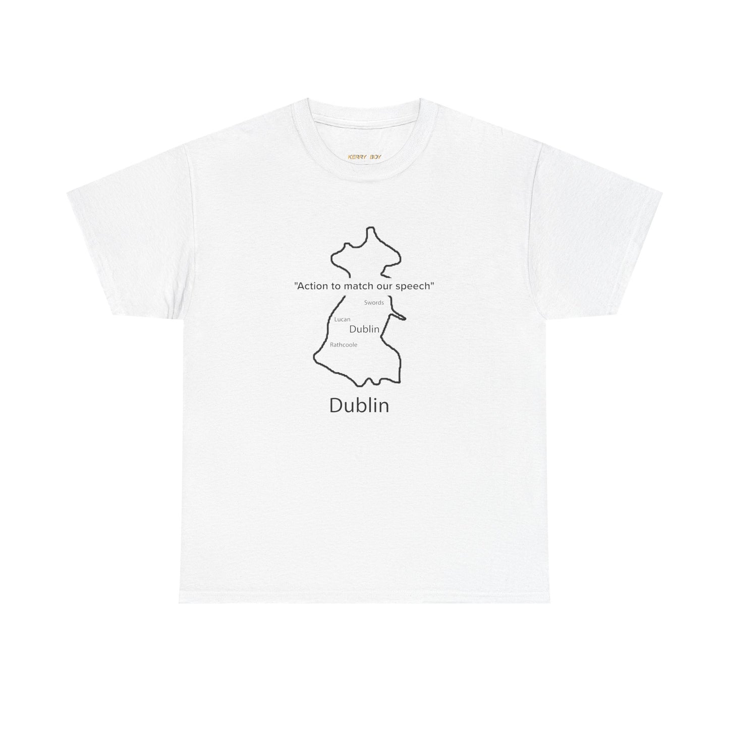 Dublin Unisex Heavy Cotton Tee White Edition