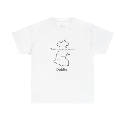Dublin Unisex Heavy Cotton Tee White Edition