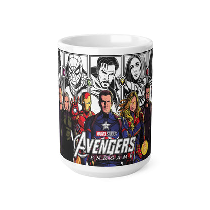 Avengers Endgame Ceramic Coffee Mugs | Superhero Collectible 11oz & 15oz
