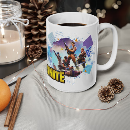 Fortnite Themed Ceramic Coffee Cups - 11oz & 15oz Fun Gamer Mugs