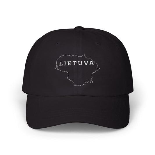 Vintage Lietuva Dad Cap Black – Casual Style for Everyday Adventures