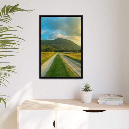 Mountain Torc Matte Canvas, Framed (Multi-color)