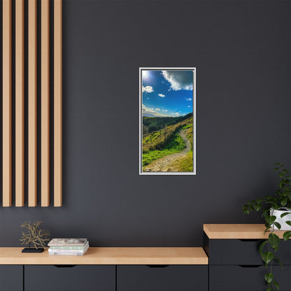 Glanageenty Forest Trail  Matte Canvas, Framed (Multi-color)
