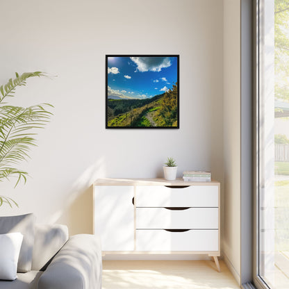 Glanageenty Forest Trail  Matte Canvas, Framed (Multi-color)