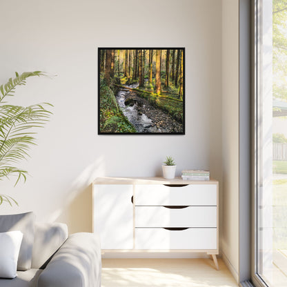 Glanageenty Forest Trail 2 Matte Canvas, Framed (Multi-color)