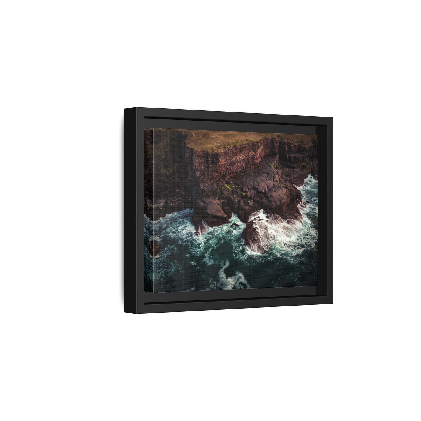 Kerry Head Matte Canvas, Framed (Multi-color)