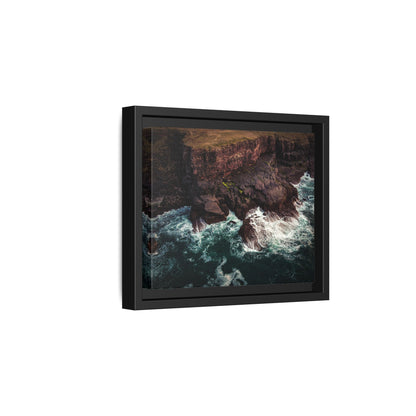 Kerry Head Matte Canvas, Framed (Multi-color)