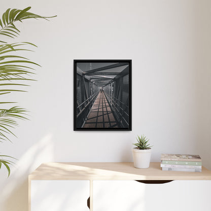 Dingle Pier Matte Canvas, Framed (Multi-color)