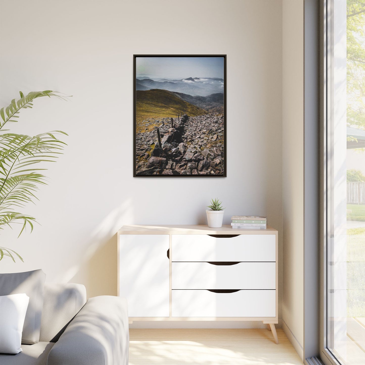 Wall Matte Canvas, Framed (Multi-color)