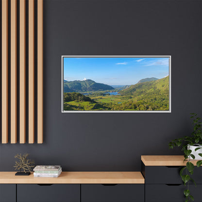 Ladies View Spring Matte Canvas, Framed (Multi-color)