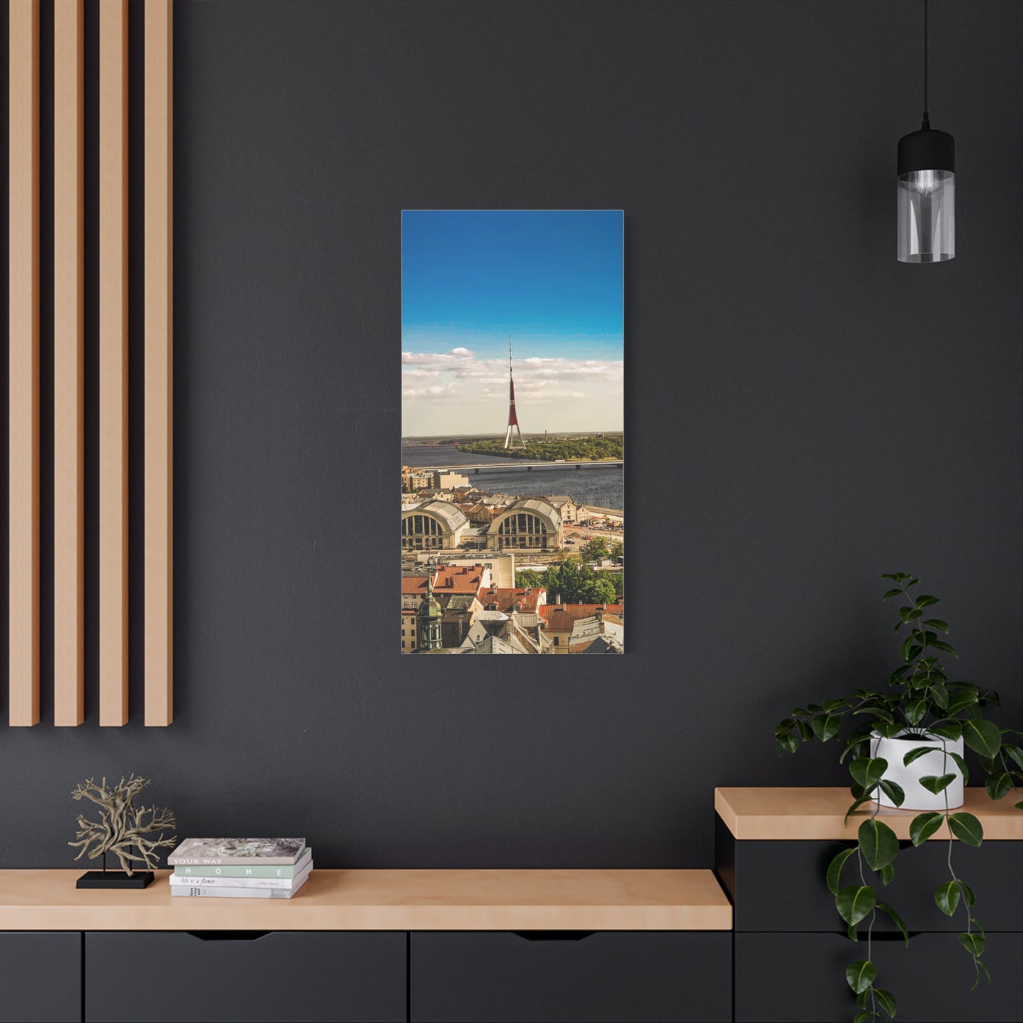 Riga TV Tower Matte Canvas, Stretched, 1.25"