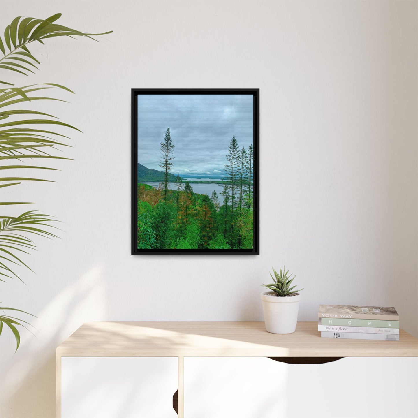 Torc Mountain Trail 2 Matte Canvas, Framed (Multi-color)