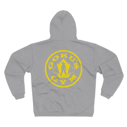 Gokus Gym Unisex Zip Hoodie - Comfortable Workout Sweatshirt