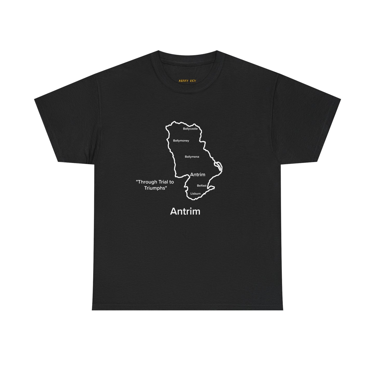 Antrim Unisex Heavy Cotton T-Shirt Black Edition