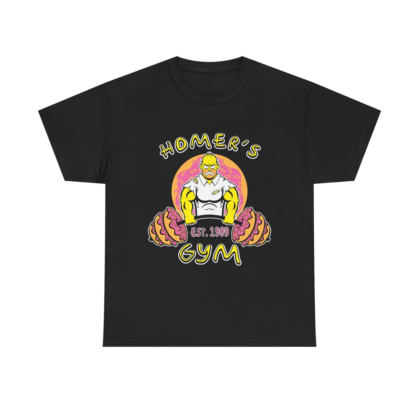 Homer "Monster MODE"  Black Unisex Heavy Cotton Tee