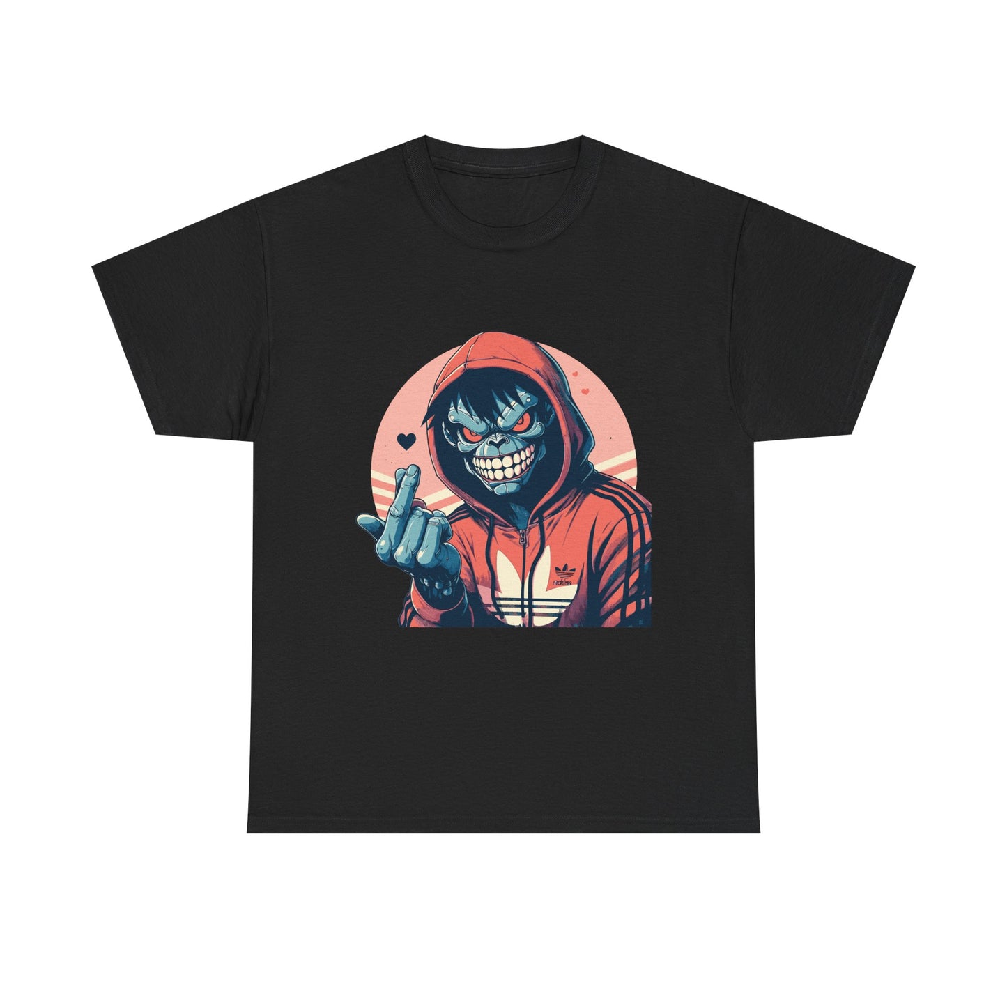Edgy Graphic Tee for Casual Wear - Unisex Heavy Cotton Tee
