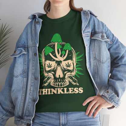 Mushroom Skull 'THINKLESS' T-Shirt